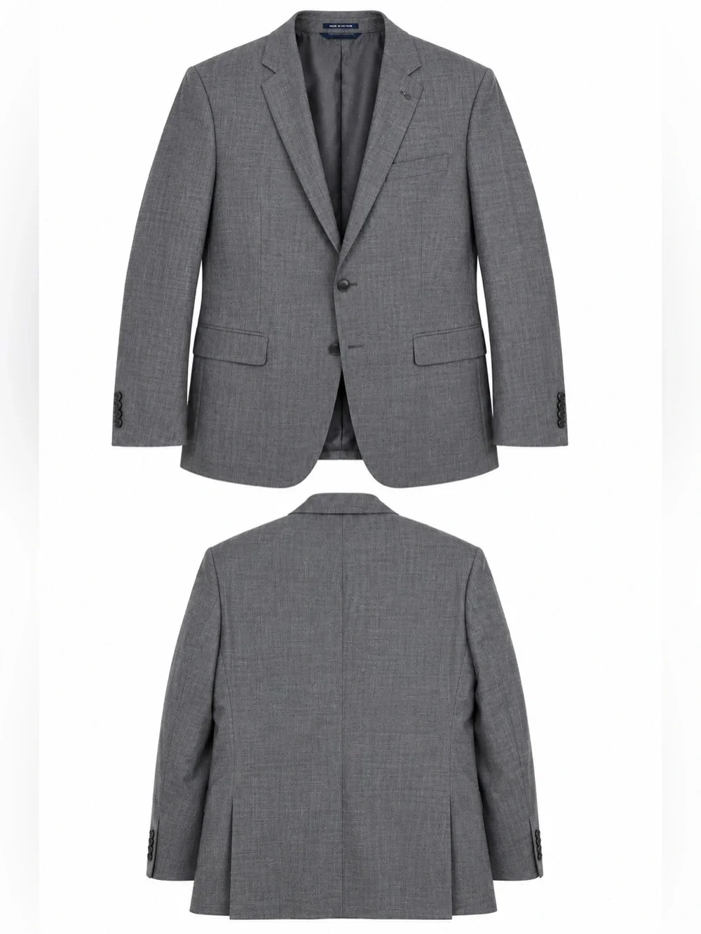 NWT Crown & Ivy Aerocool Gray Sport Coat Blazer Men's 56R Modern Fit Stretch